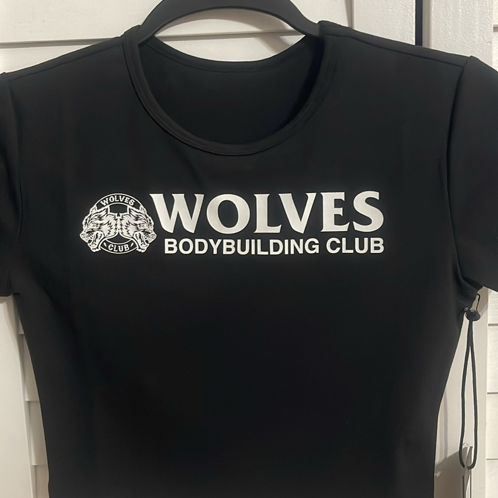 Darc Sport Black Short Sleeve Cropped Tee - Picture 2 of 4